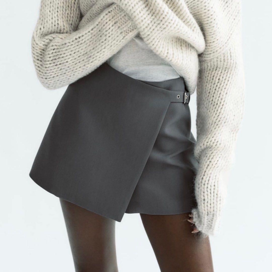 Zara Gray Skort