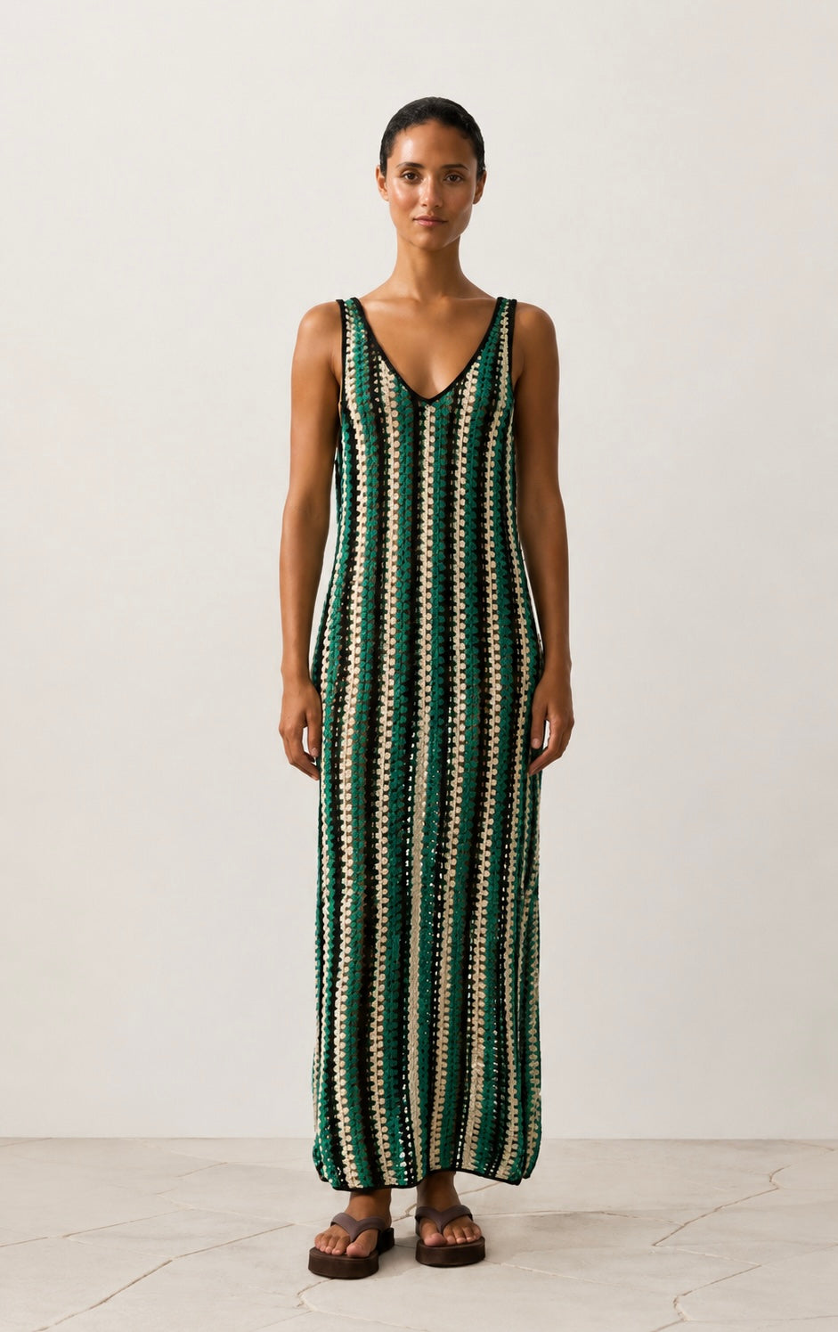 Oysho Midi Crochet Dress