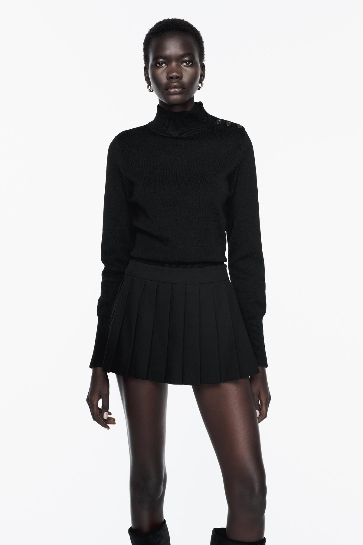 Zara pleated skort