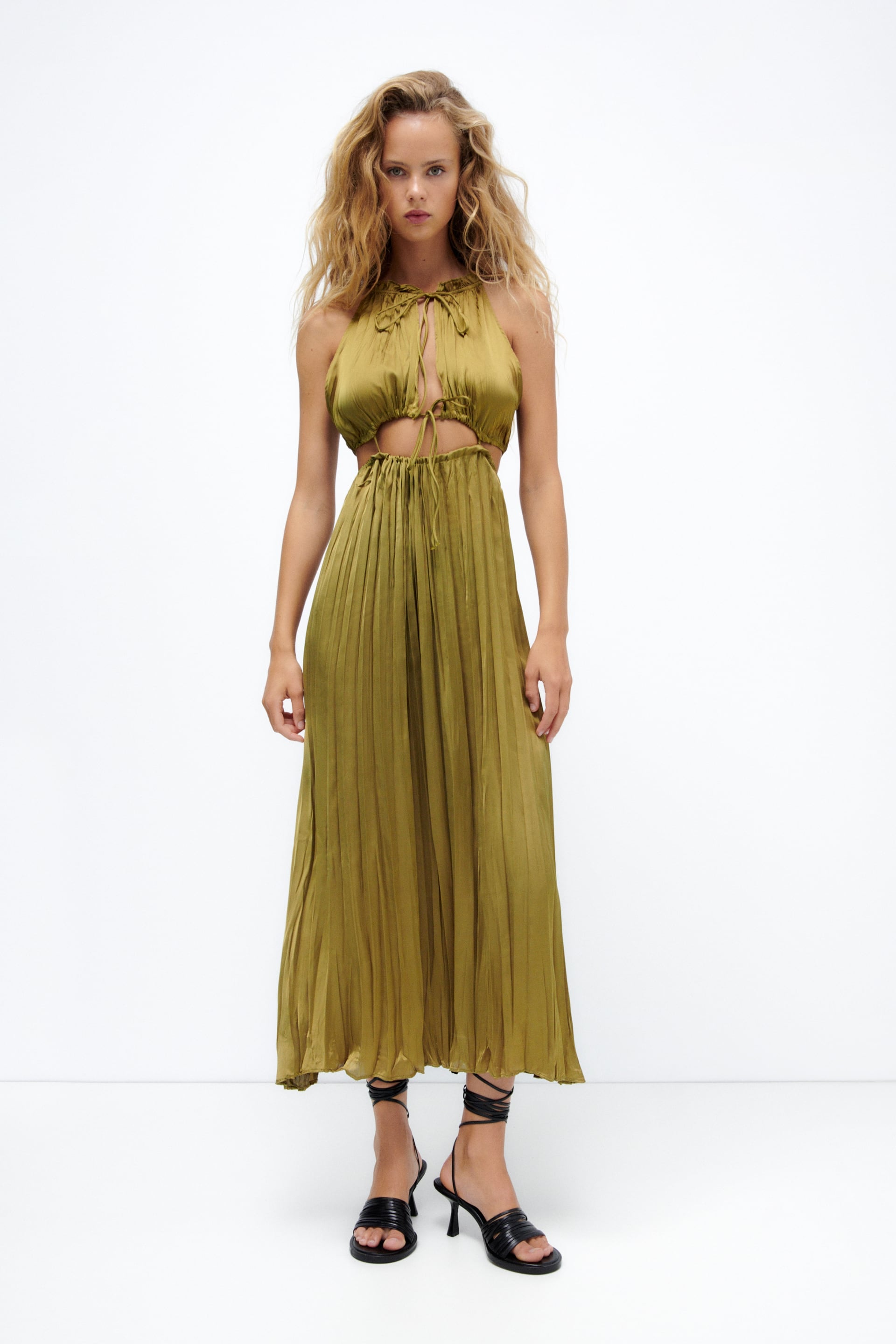 Zara Satin Effect Dress