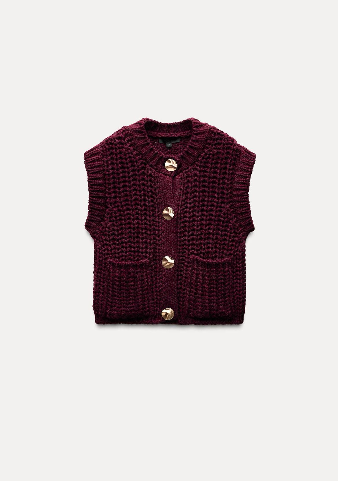 Zara Chunky Knit Vest