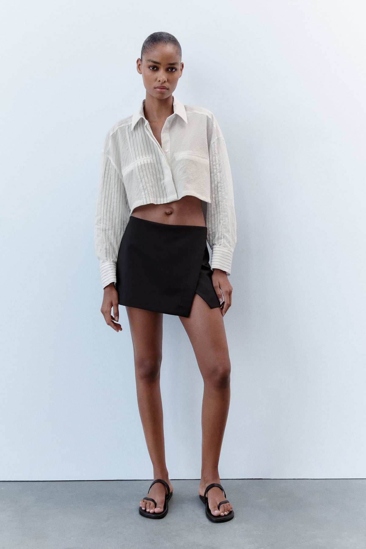 Zara Black Skort