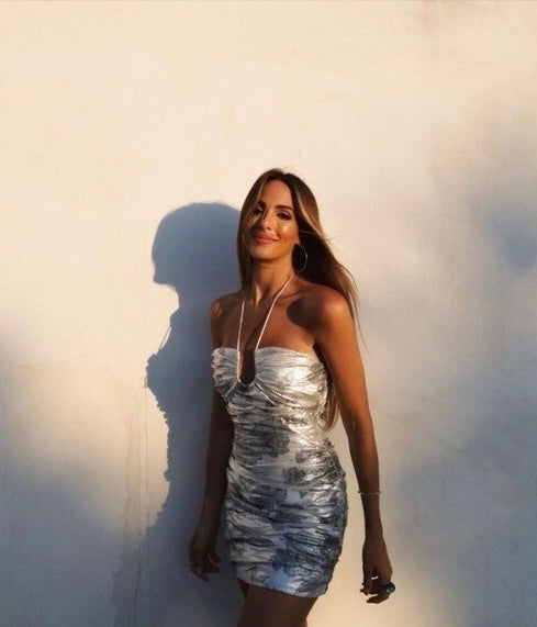 Zara Silver Dress