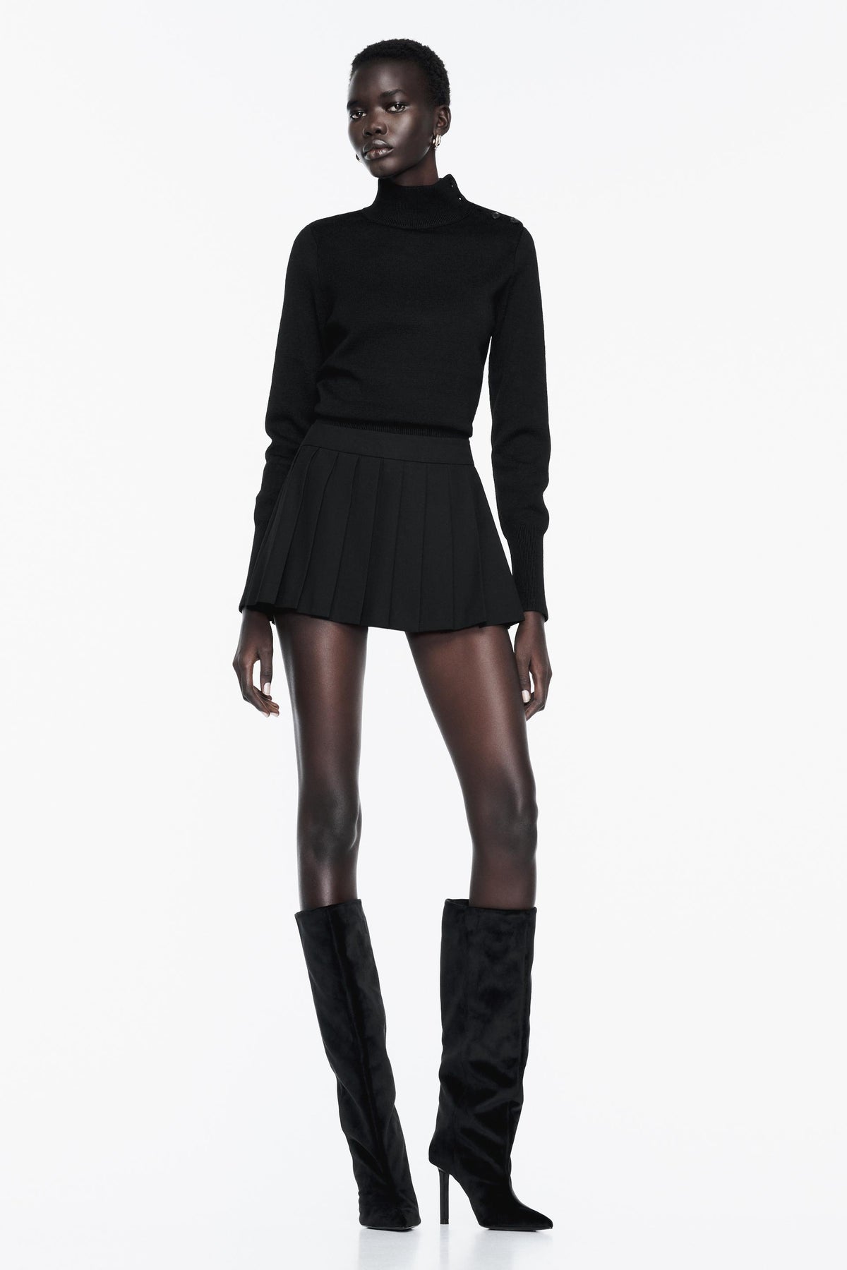 Zara pleated skort